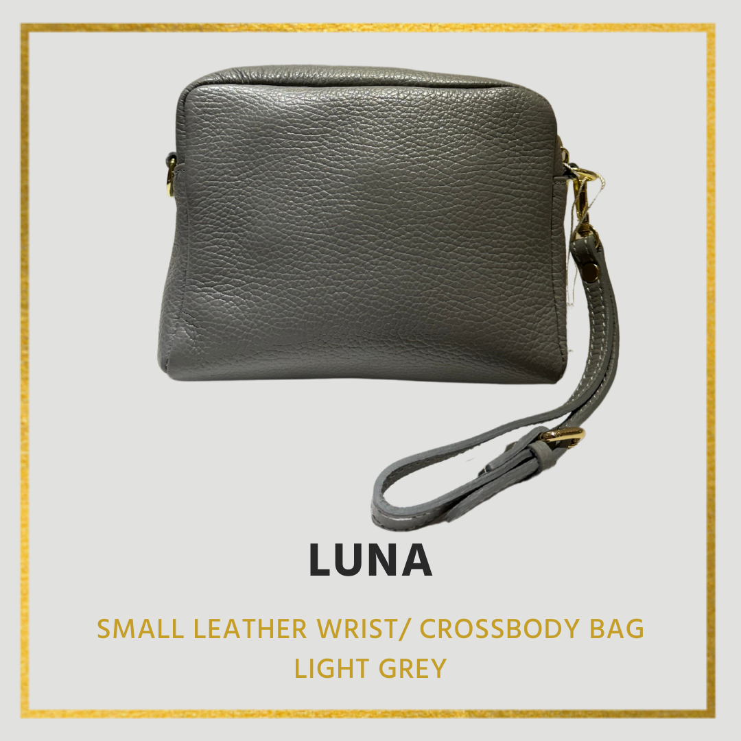 Luna Small Leather Wrist/ Crossbody bag