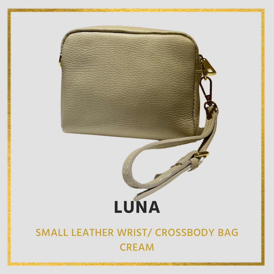 Luna Small Leather Wrist/ Crossbody bag