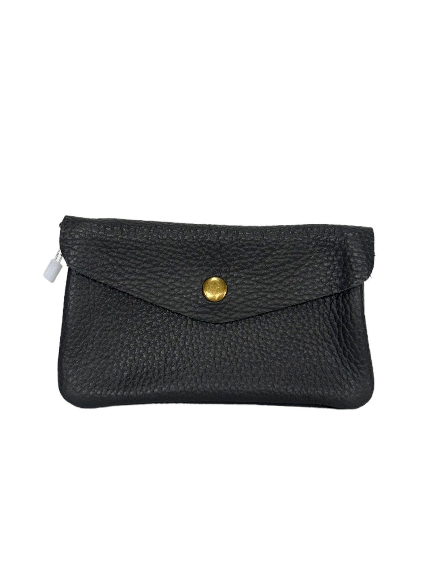 Katie XL - Leather purse with popper