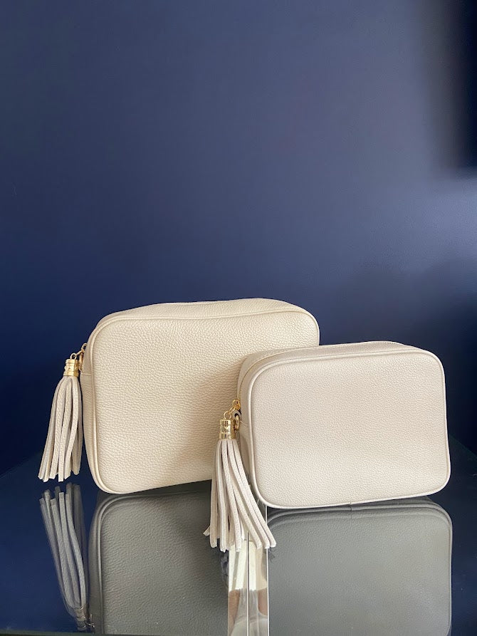 Belle XL Leather Crossbody Camera Bag
