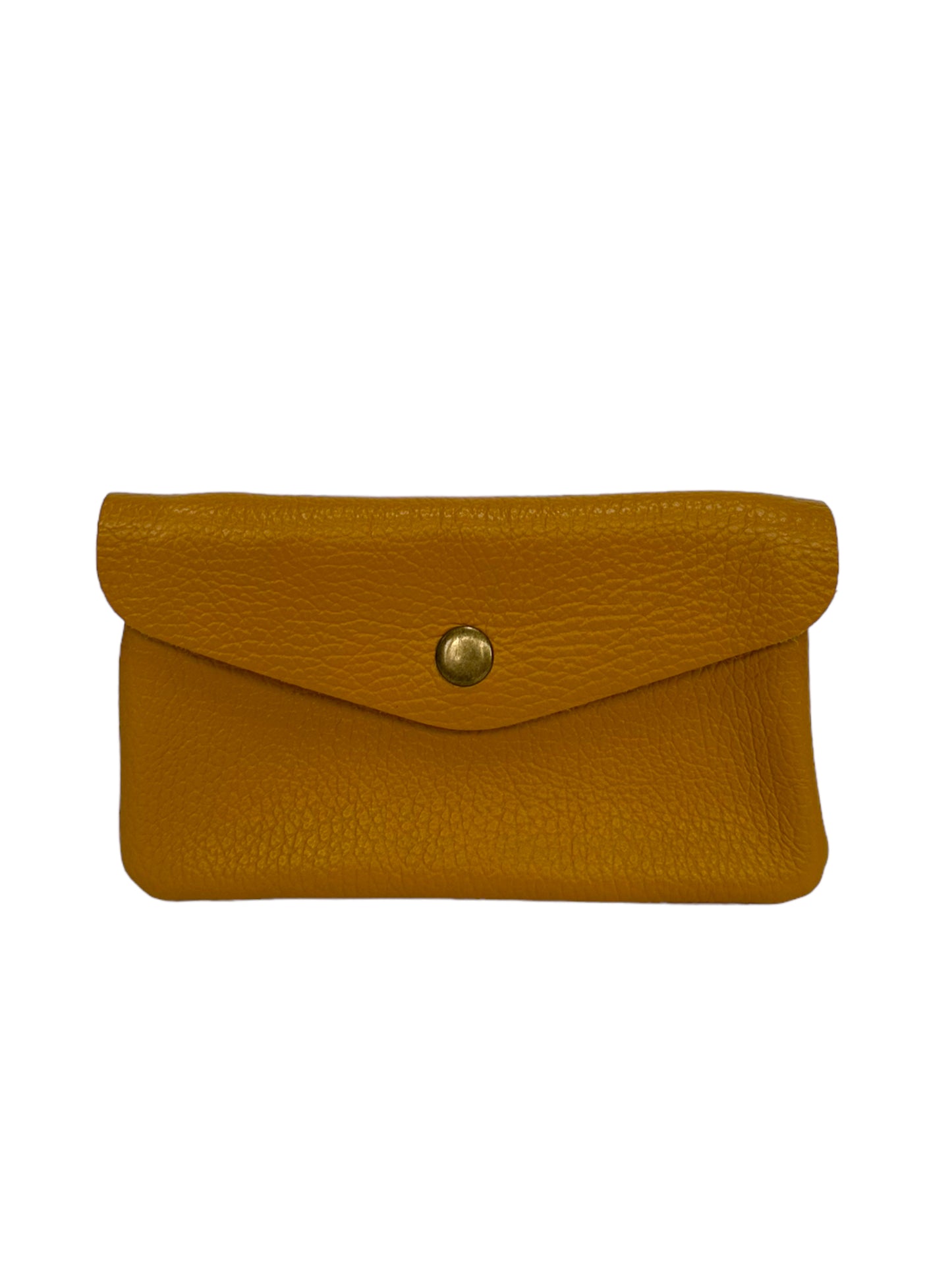 Katie XL - Leather purse with popper