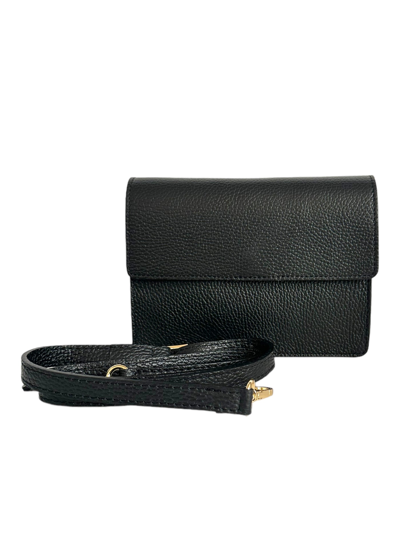 Rosie - Leather Fold Over Crossbody Bag - 9 Colours