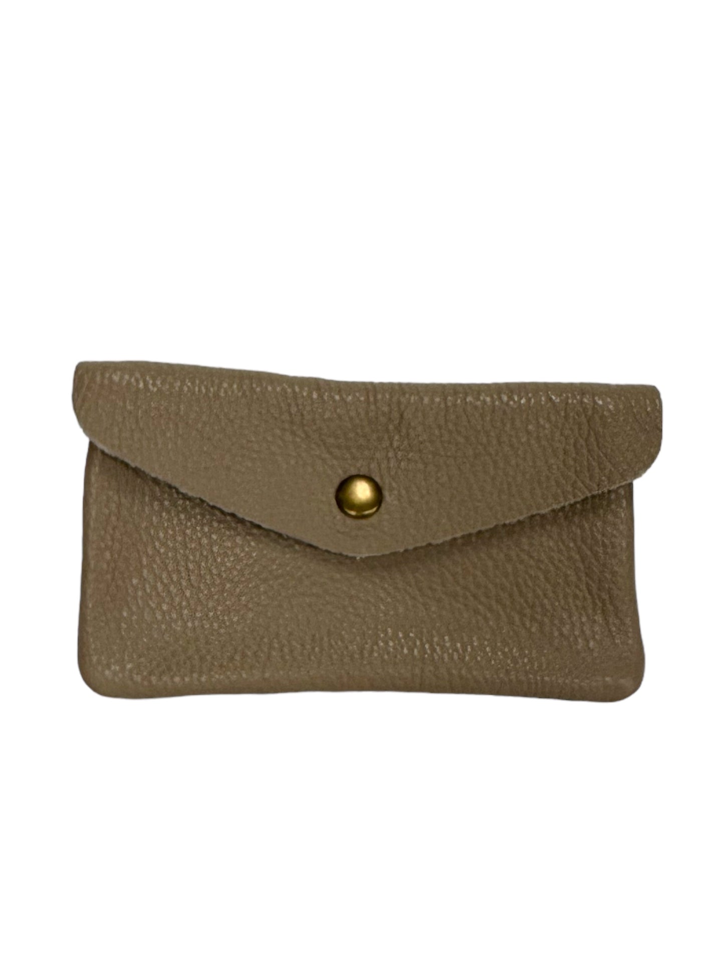 Katie XL - Leather purse with popper