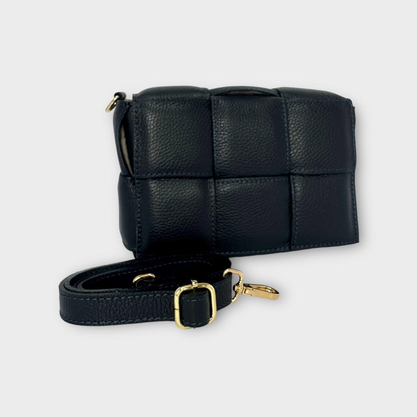 Rome - Woven Leather Cross body bag