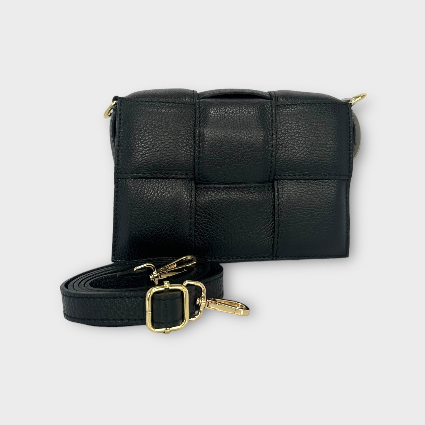 Rome - Woven Leather Cross body bag