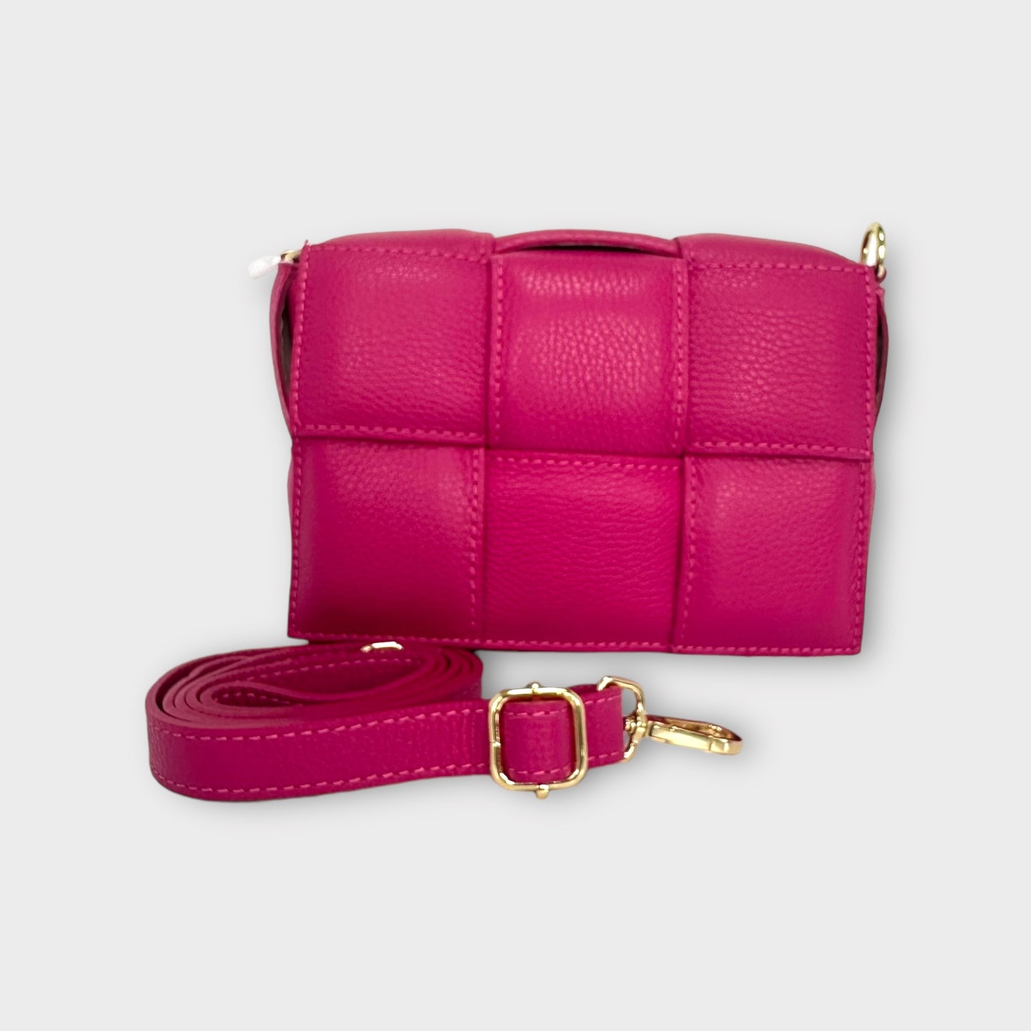 Rome - Woven Leather Cross body bag