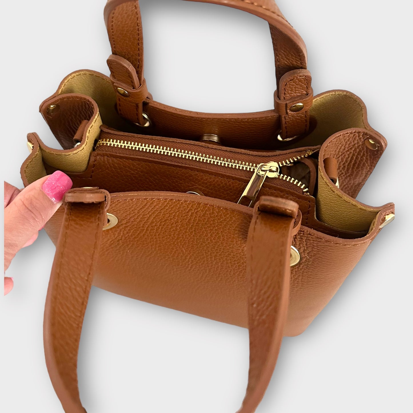 Polly - Leather Bucket bag