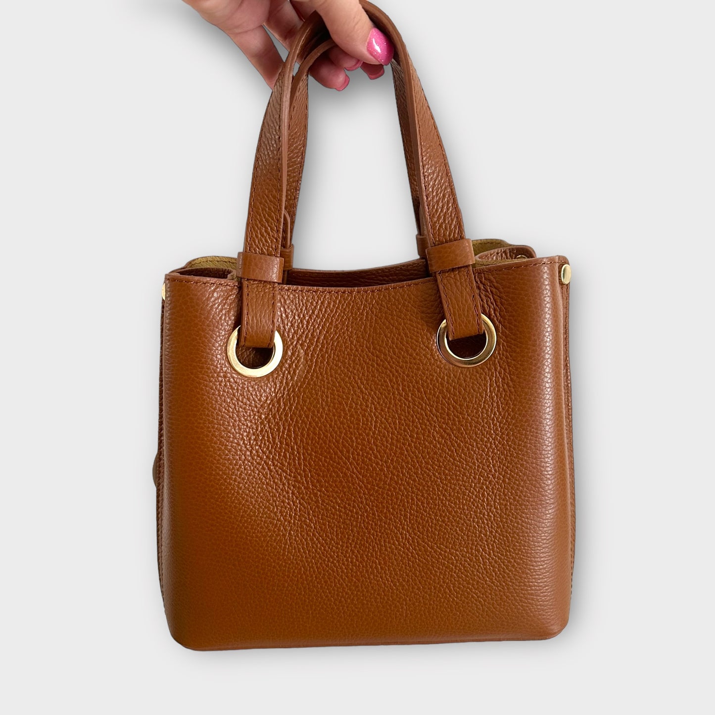 Polly - Leather Bucket bag