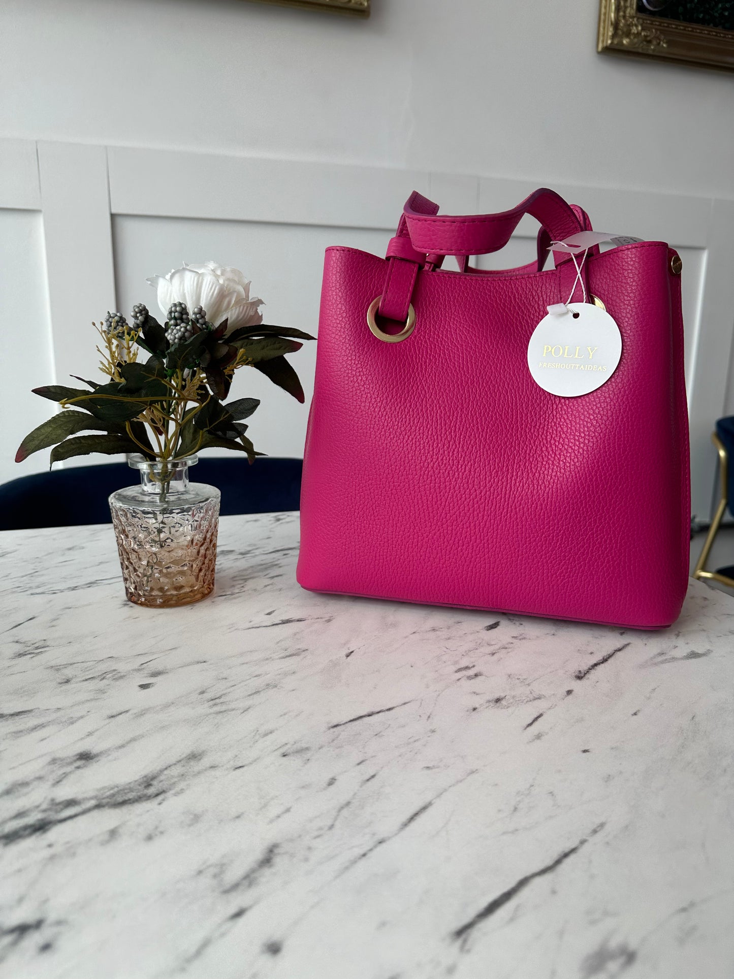 Polly - Leather Bucket bag
