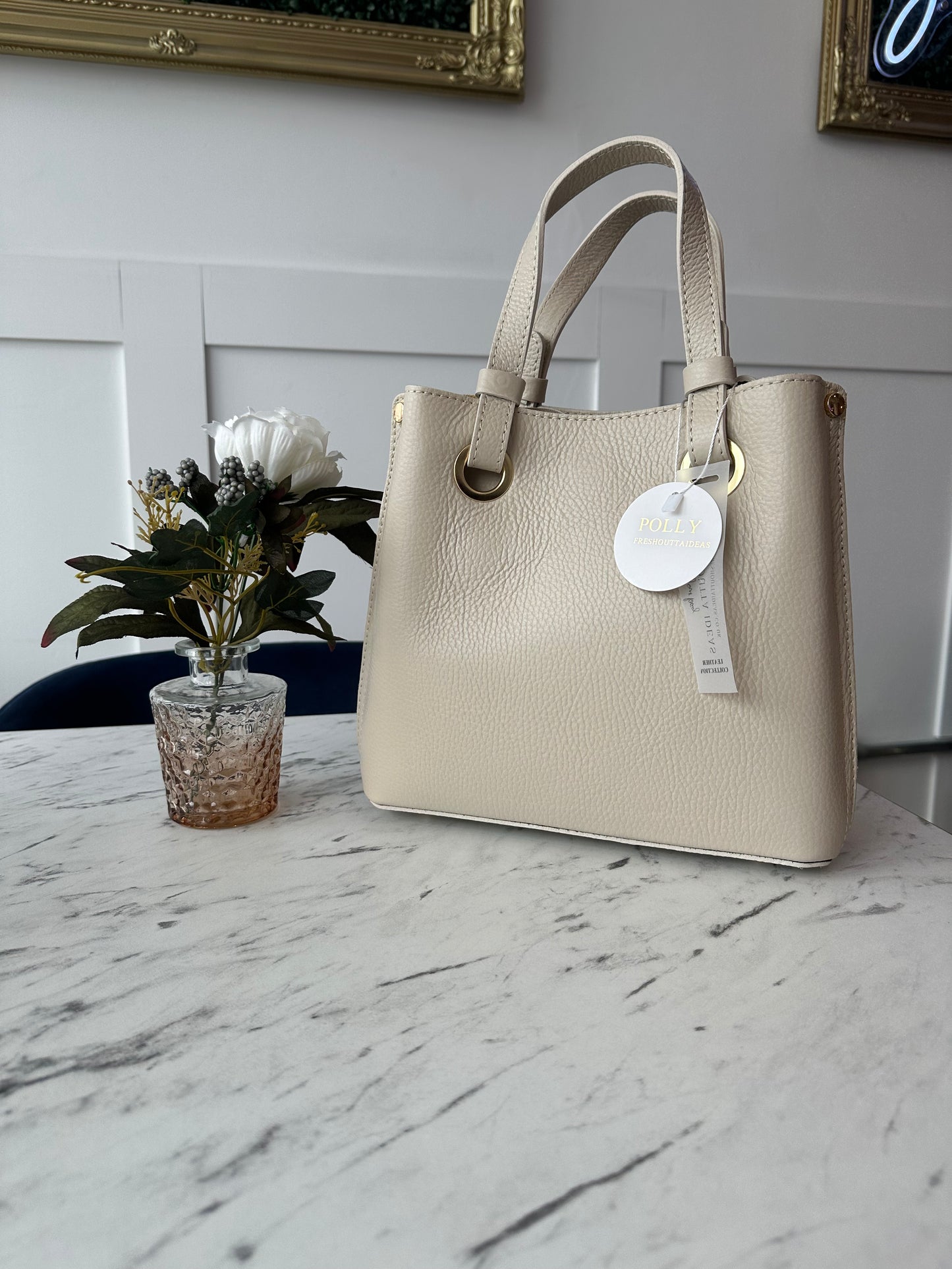 Polly - Leather Bucket bag