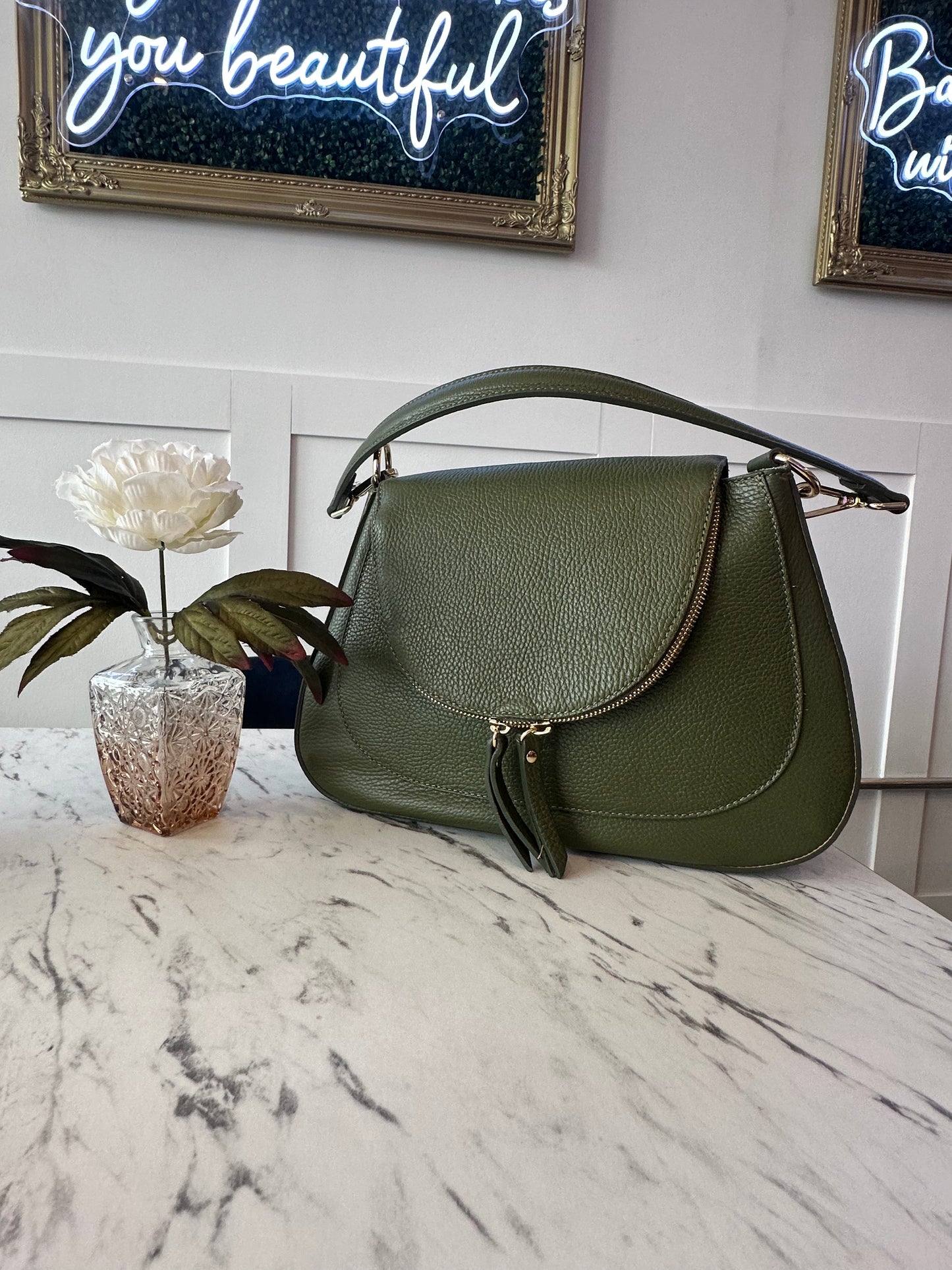 Halle - Zip Shoulder Bag