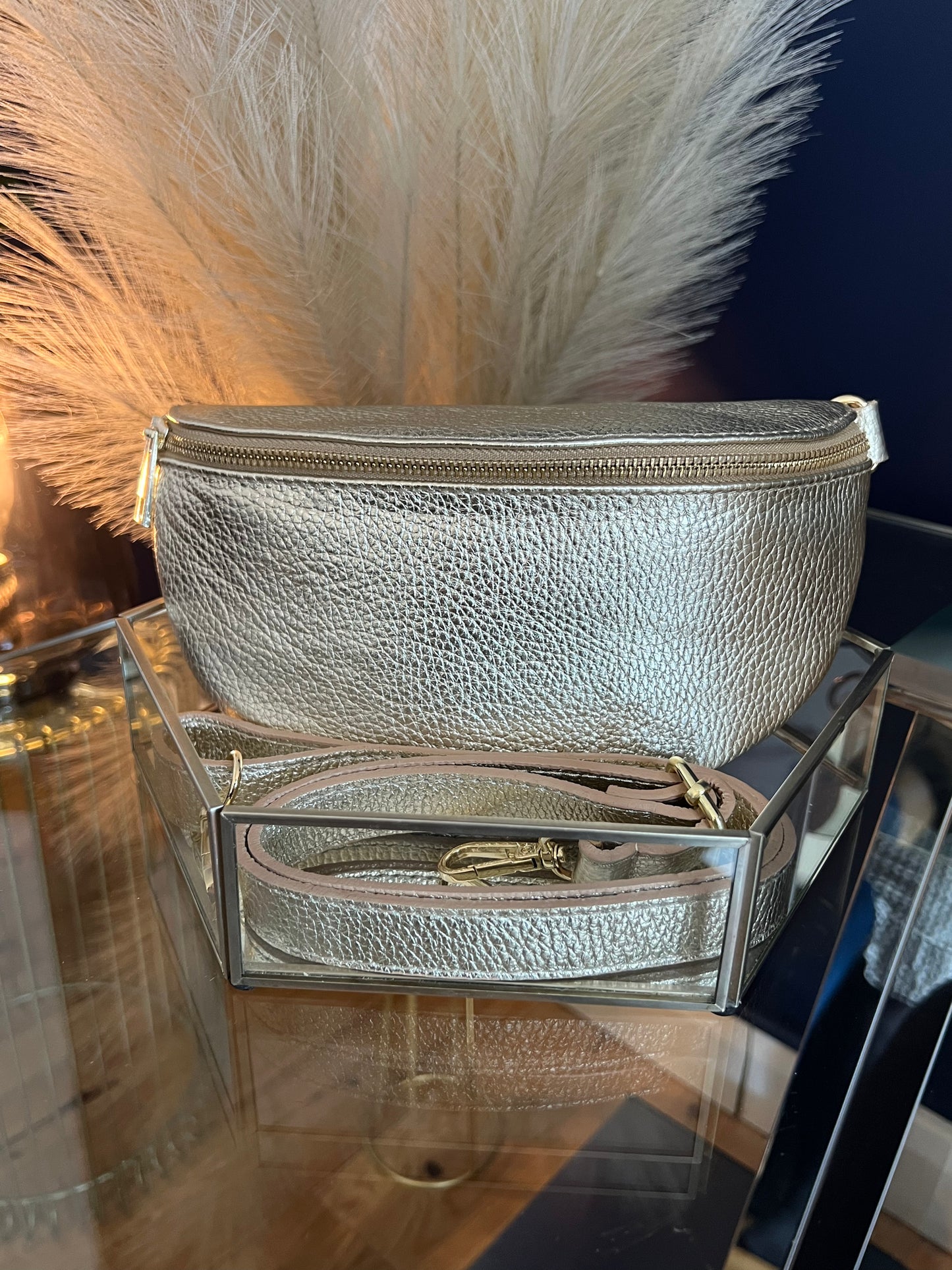 Harper - Luxury Leather Belt Bag
