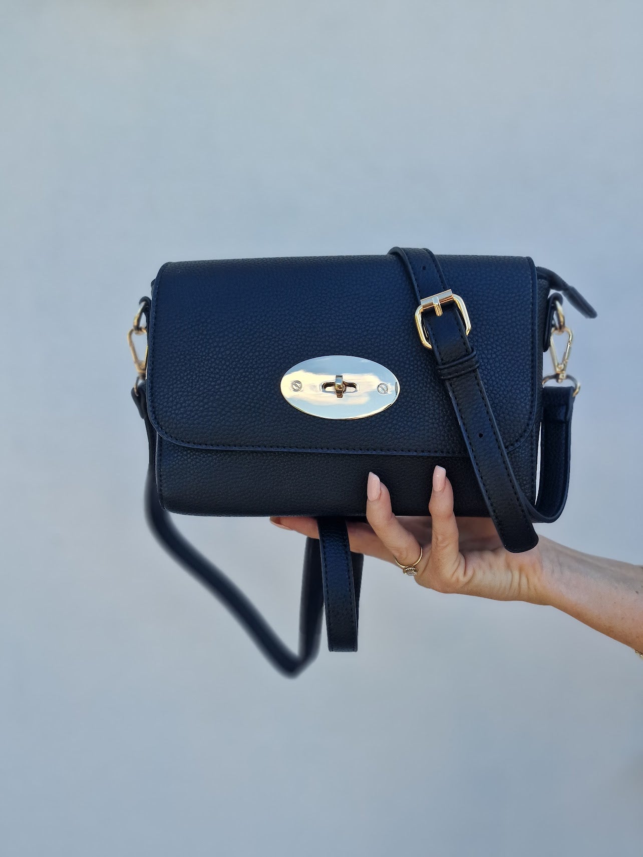 Grace - Fold Over Postman Lock Bag - Vegan Collection