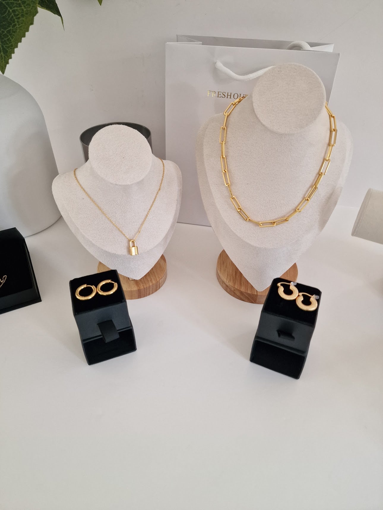 Gold Lunar - Gold Paperclip Chain