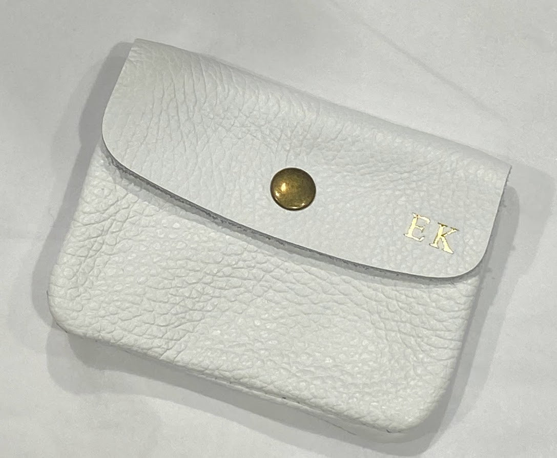 Katie- Leather purse - Small with popper