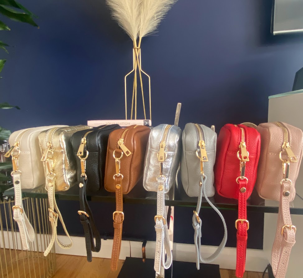 Luna Small Leather Wrist/ Crossbody bag