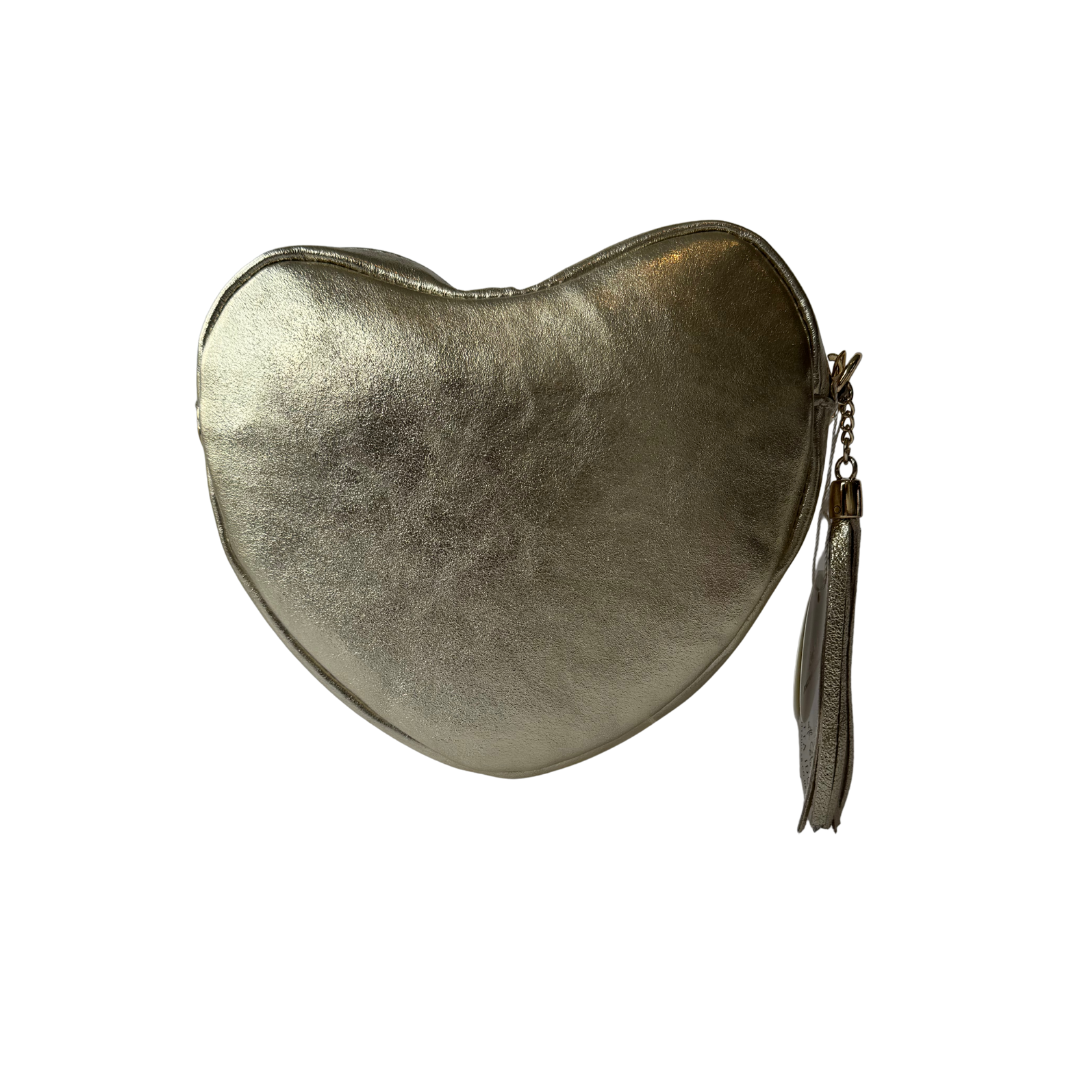 May - Heart shaped leather crossbody bag