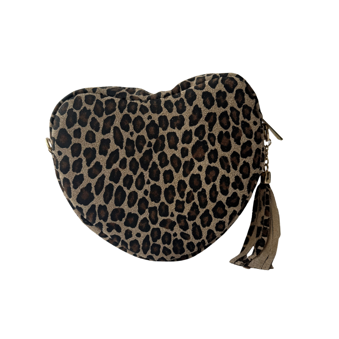 May - Heart shaped leather crossbody bag