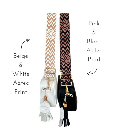 Aztec Design - Woven Detailed Bag Straps