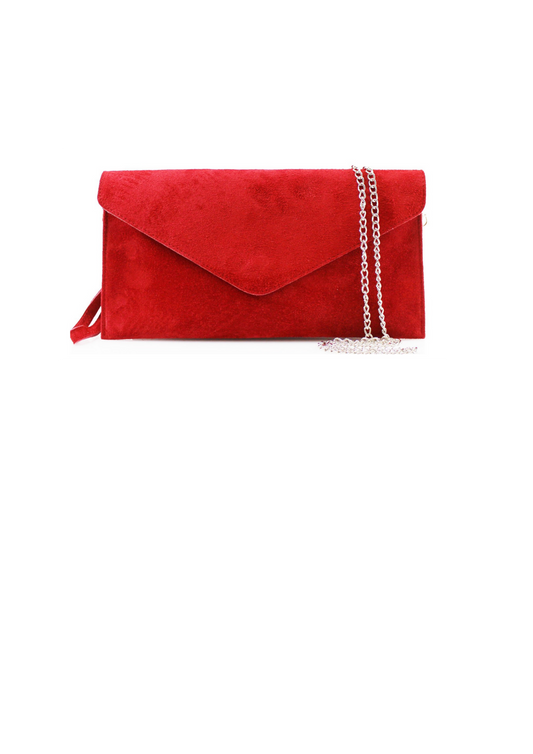 Envelope Suede Clutch