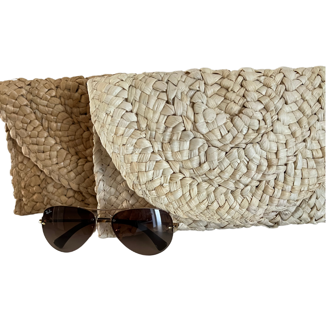 Straw Clutch Bag