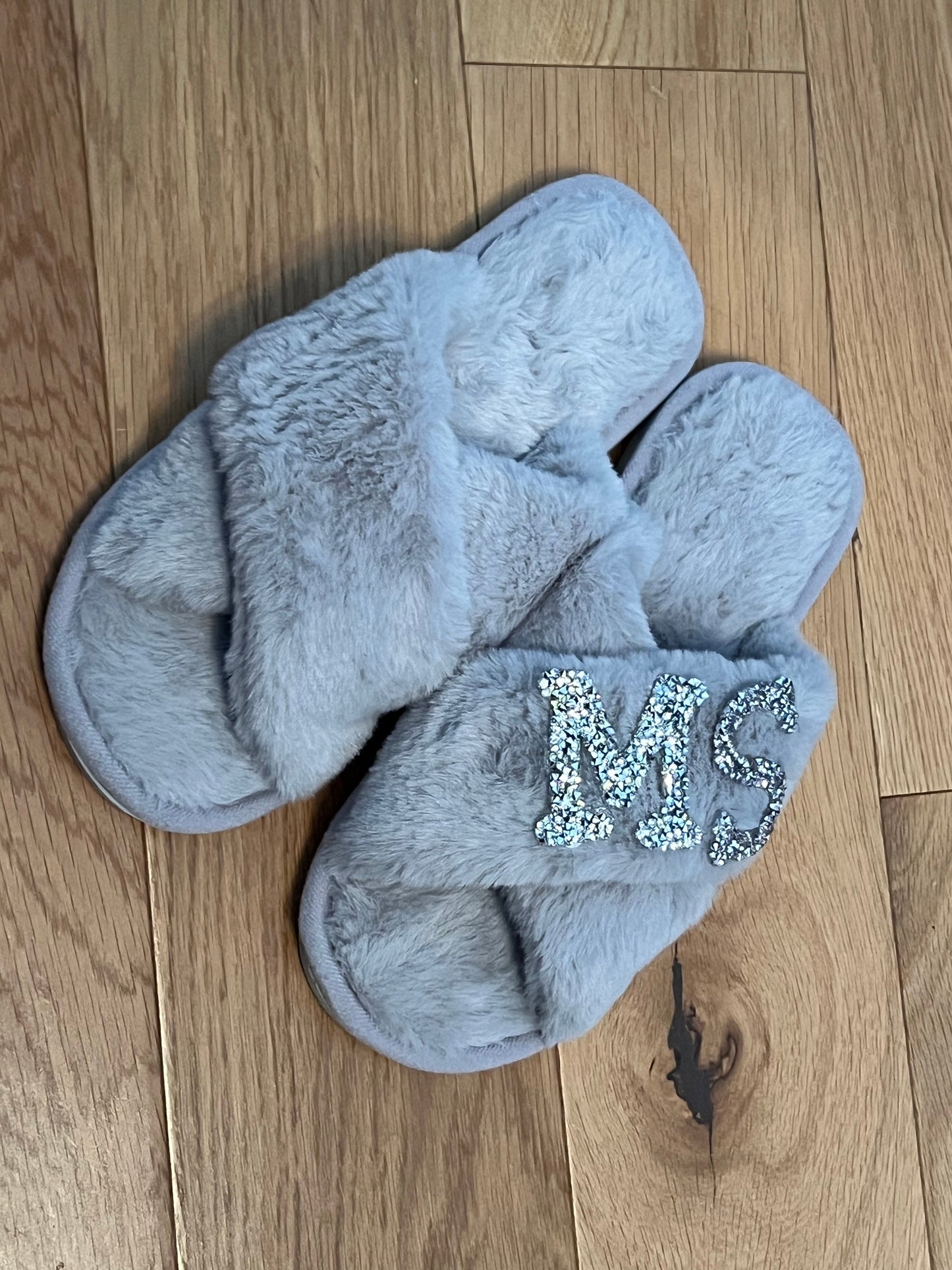 Fluffy Slippers - Dusky Pink