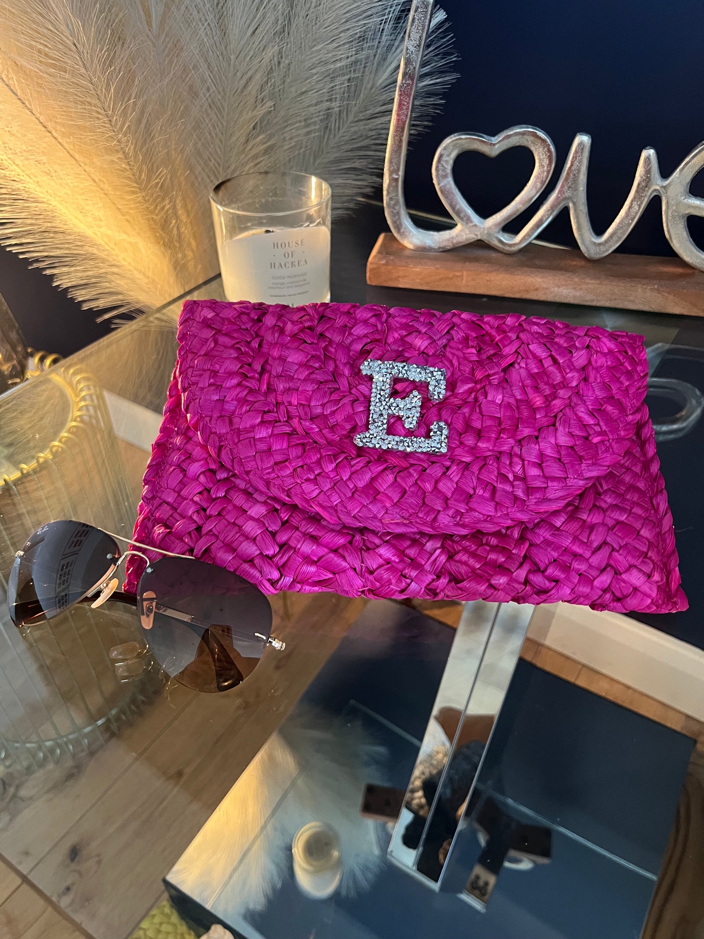 Straw Clutch Bag