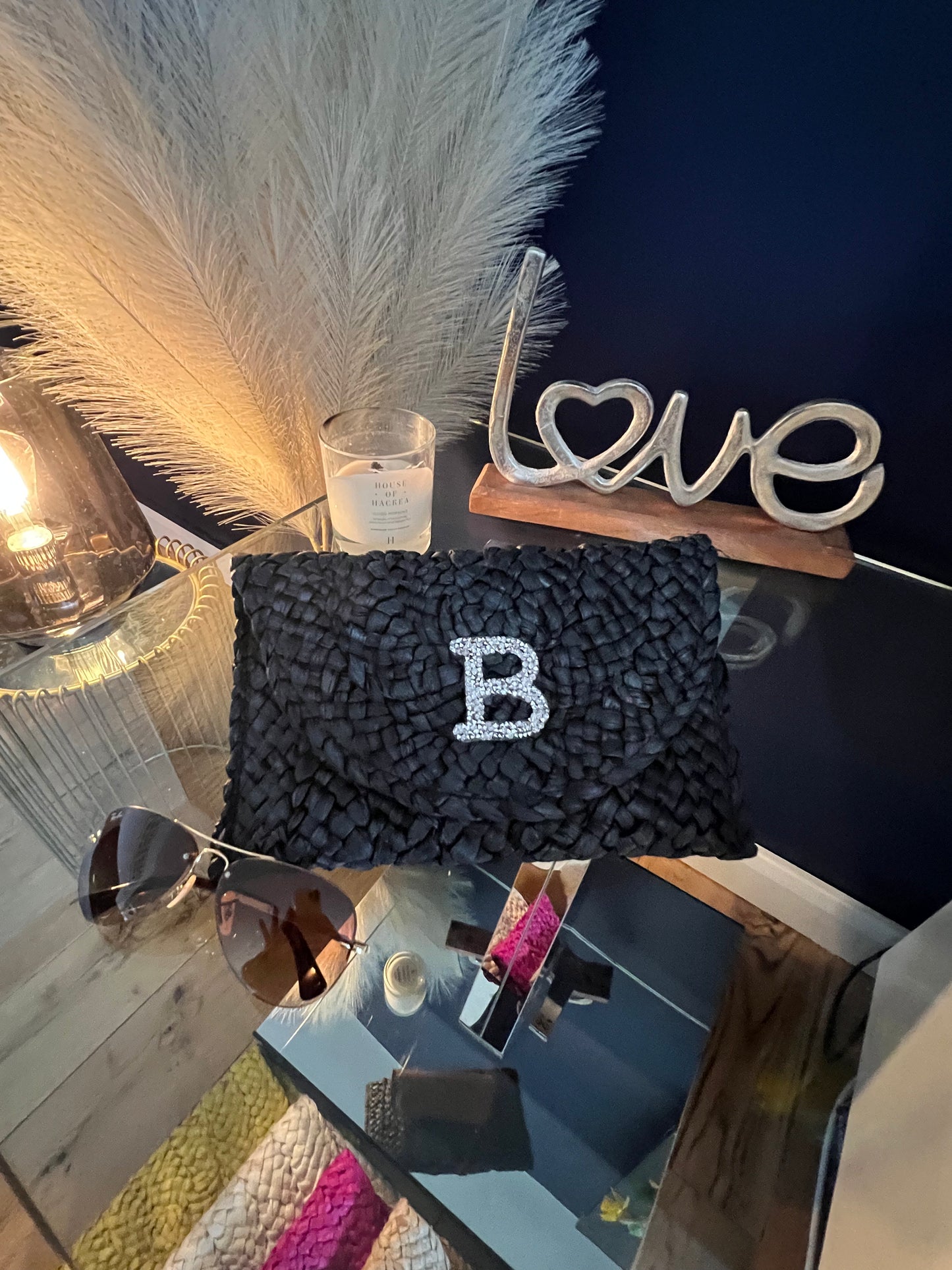 Straw Clutch Bag