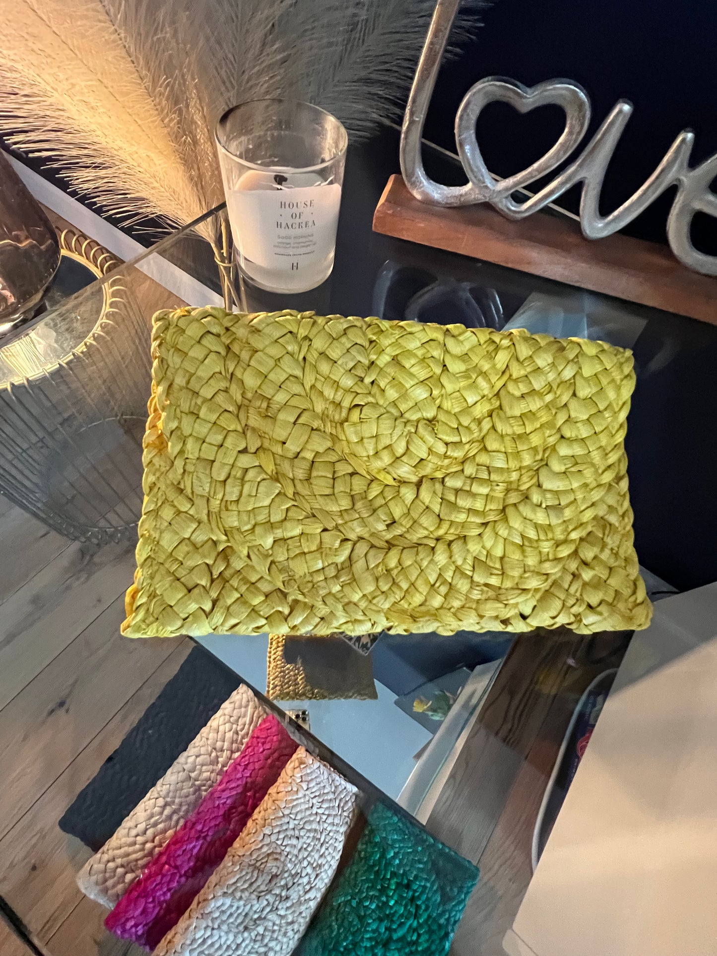 Straw Clutch Bag