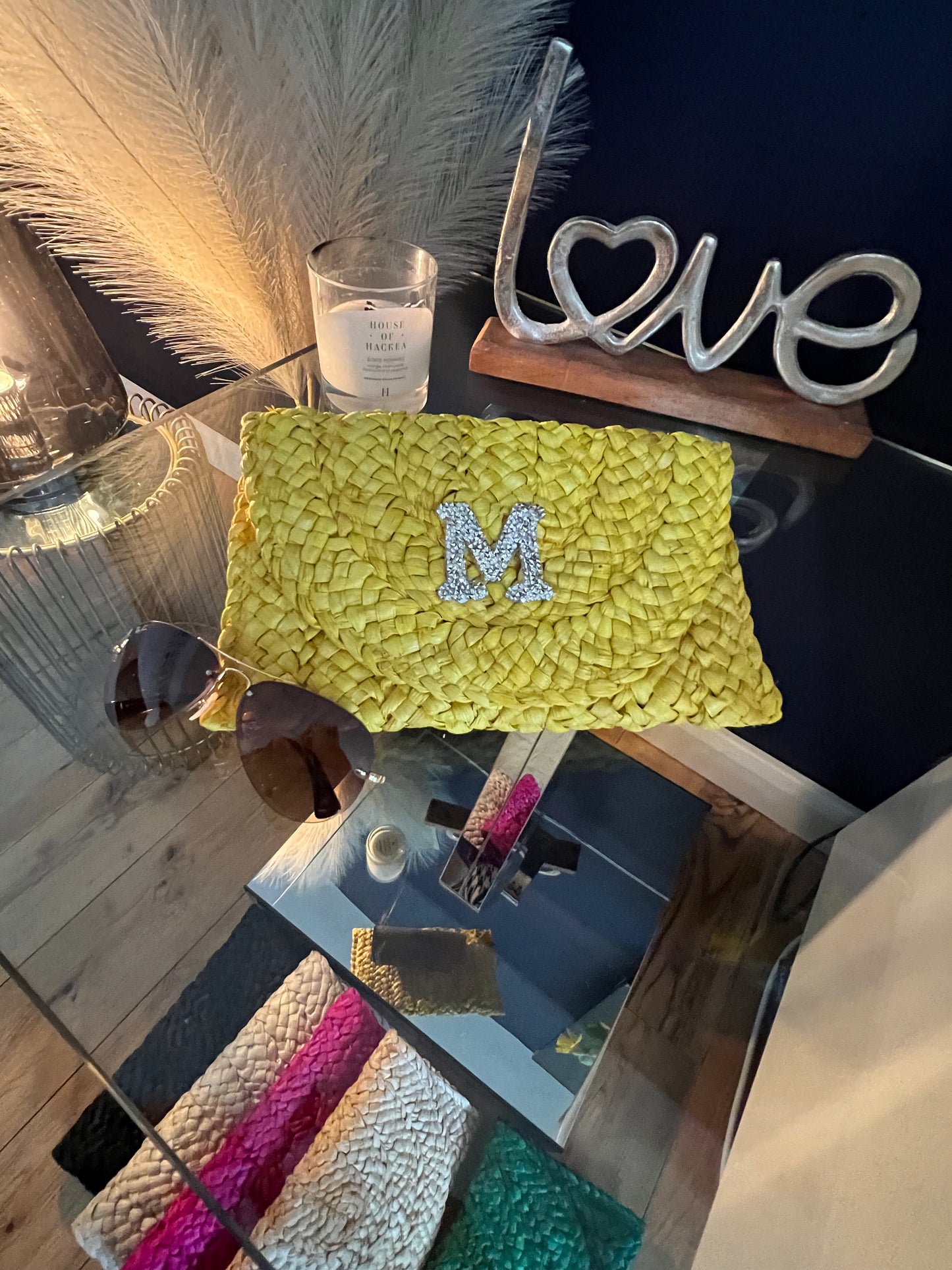 Straw Clutch Bag