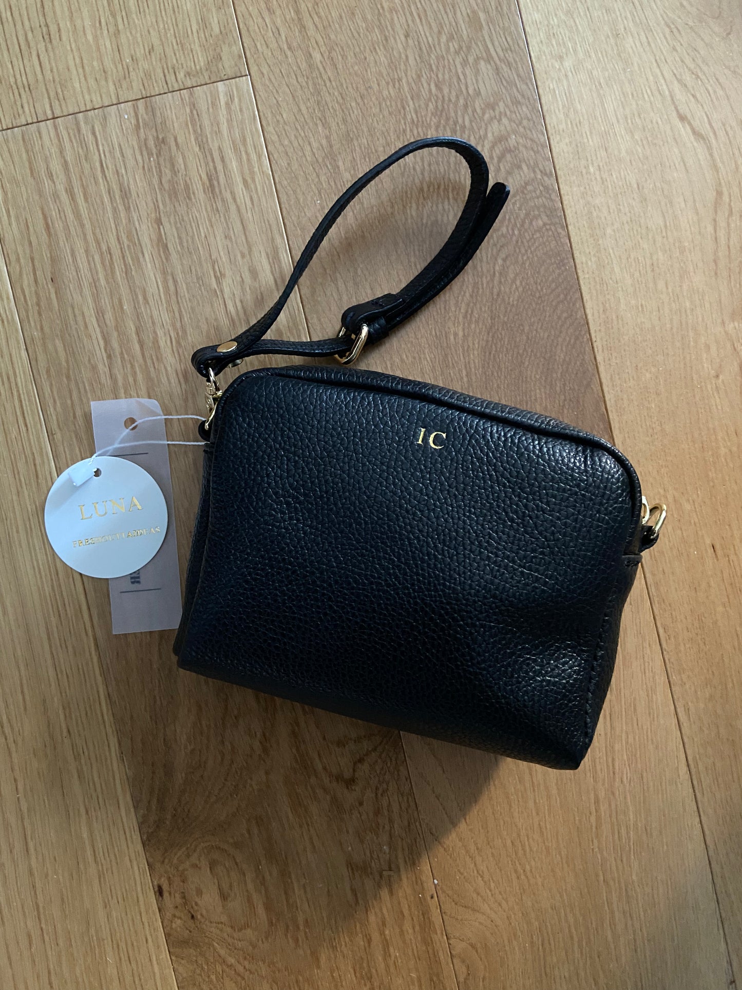 Luna Small Leather Wrist/ Crossbody bag