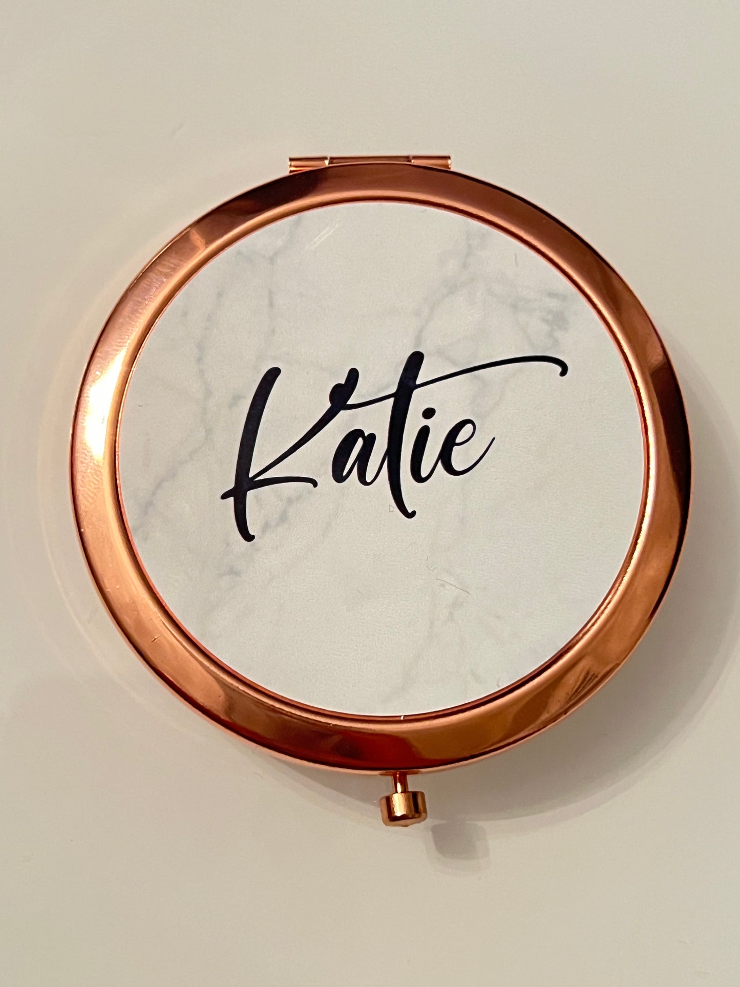 Compact Mirror - Rose Gold - Personalised