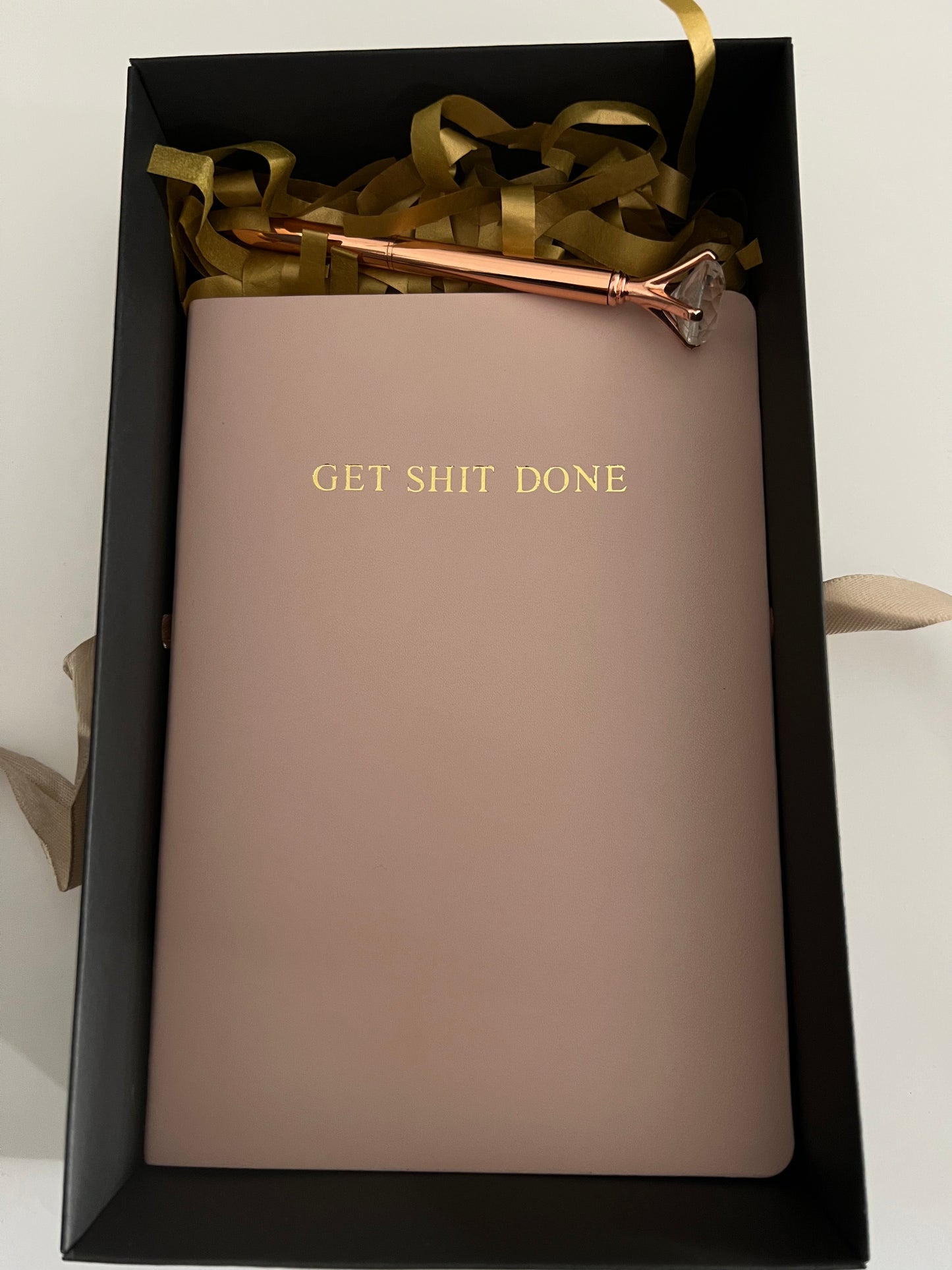 Notebook & Pen - Quote - GET SHIT DONE