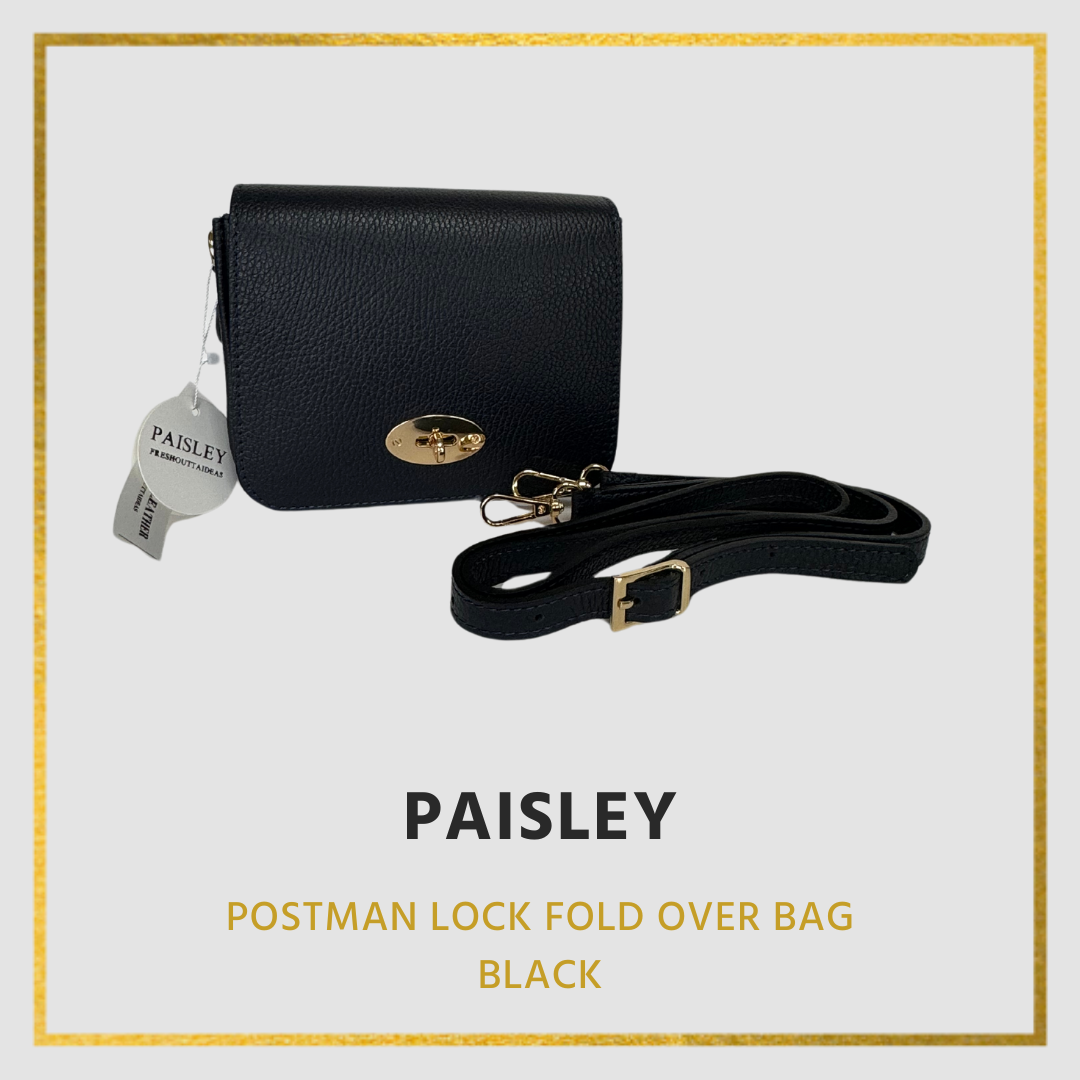 Paisley Postman Lock Crossbody Bag