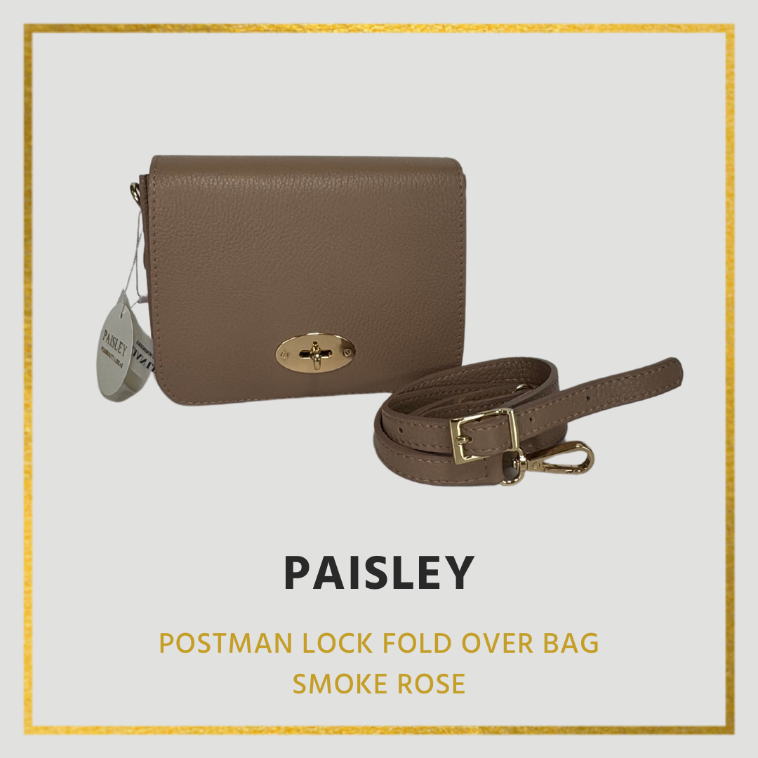 Paisley Postman Lock Crossbody Bag