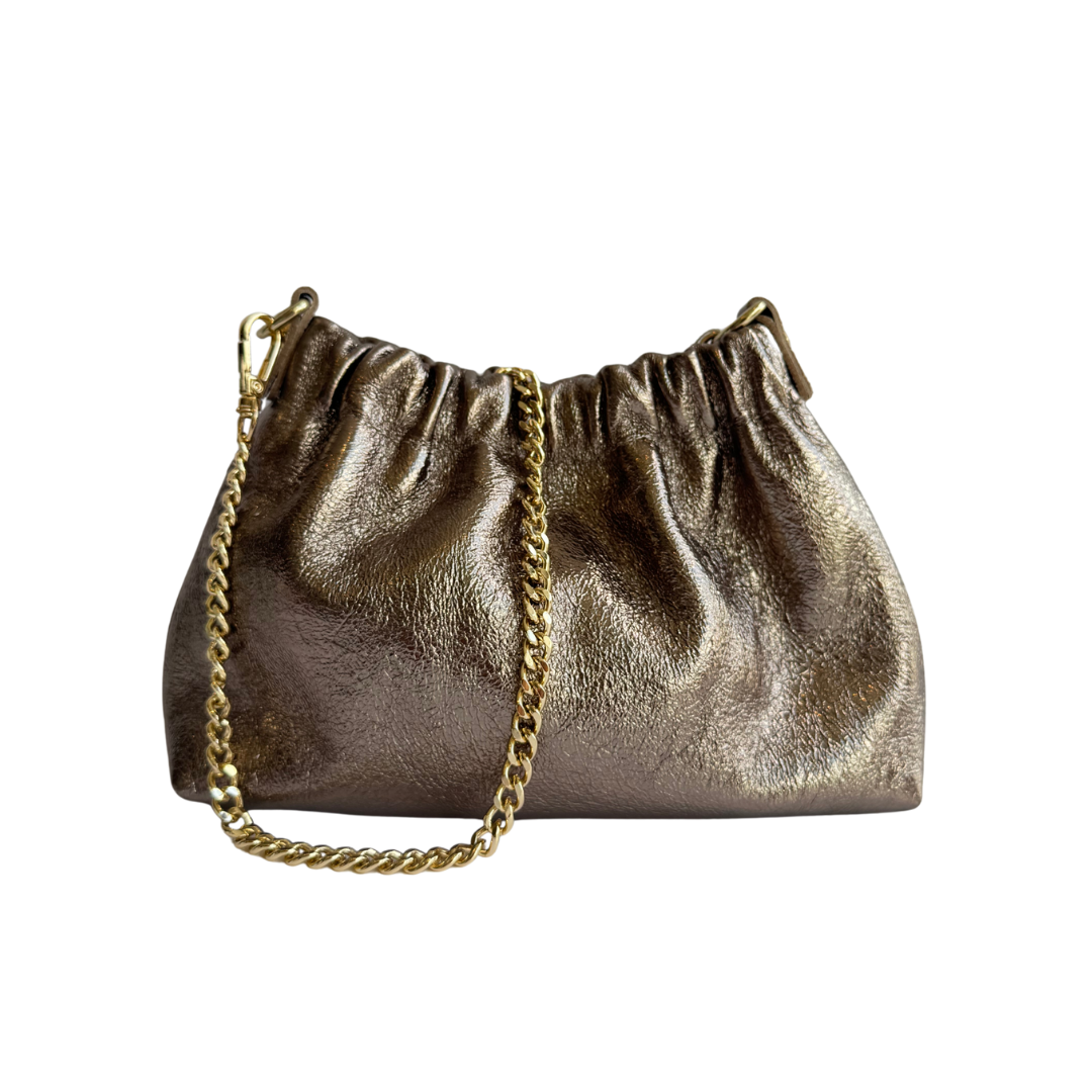Kylie - Leather pouch bag