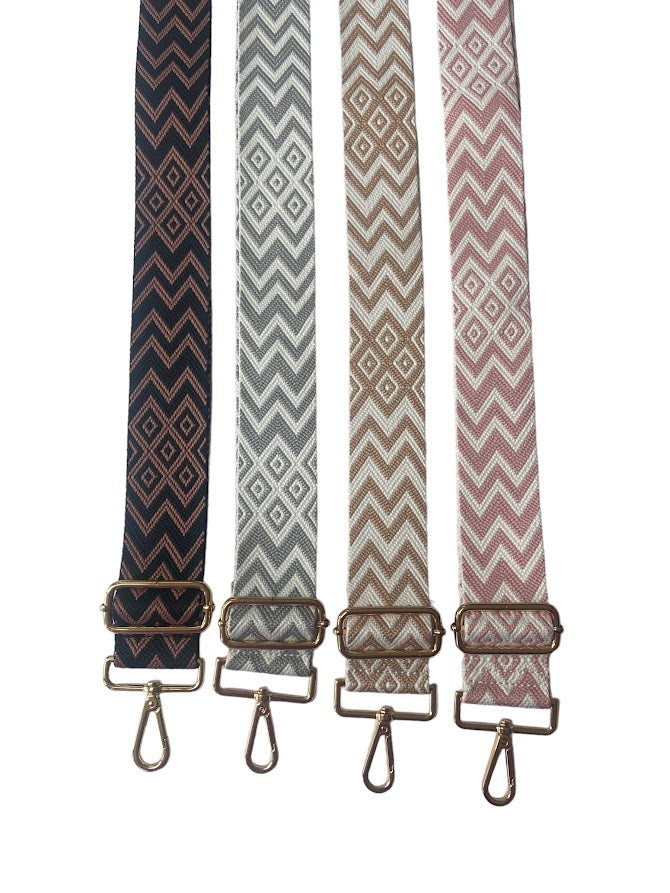 Aztec Design - Woven Detailed Bag Straps