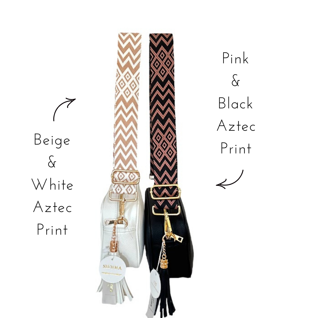 Aztec Design - Woven Detailed Bag Straps