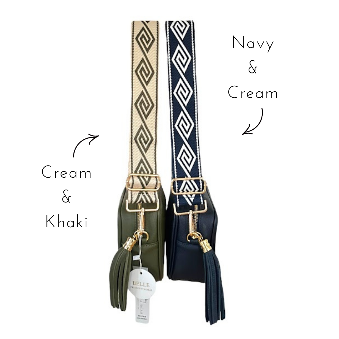 Aztec Design - Woven Detailed Bag Straps