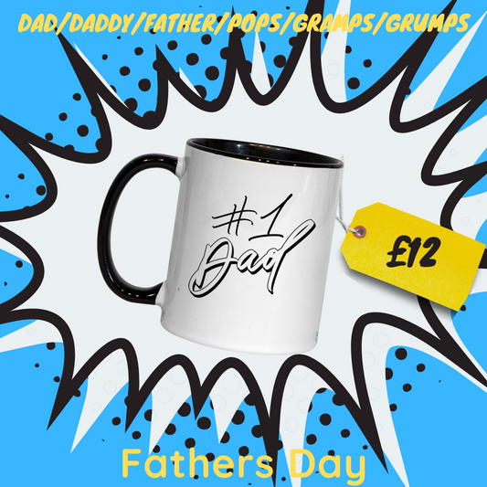 Fathers Day -No.1 Dad - Mug