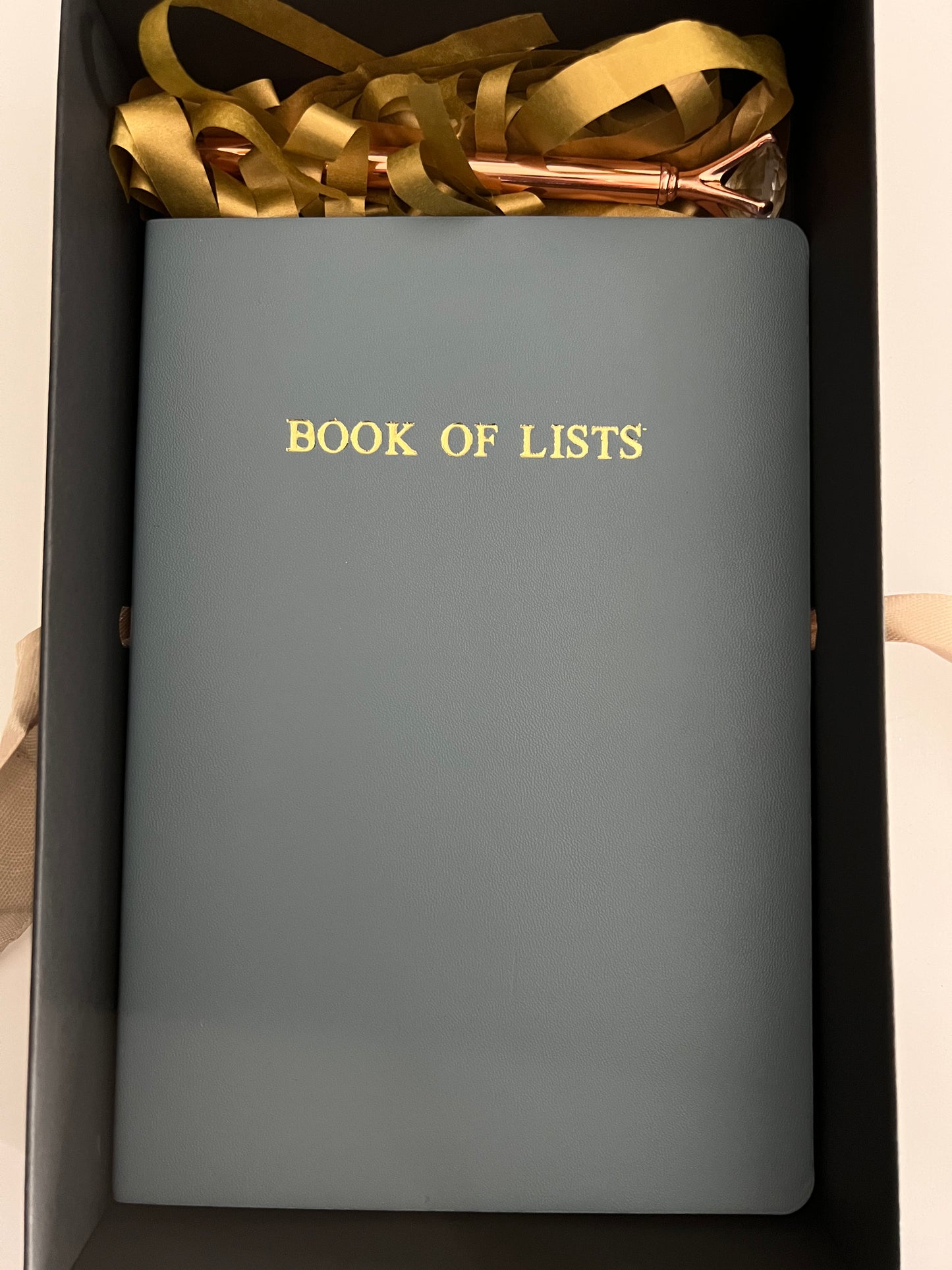 Notebook & Pen - Quote - BOOK OF LISTS